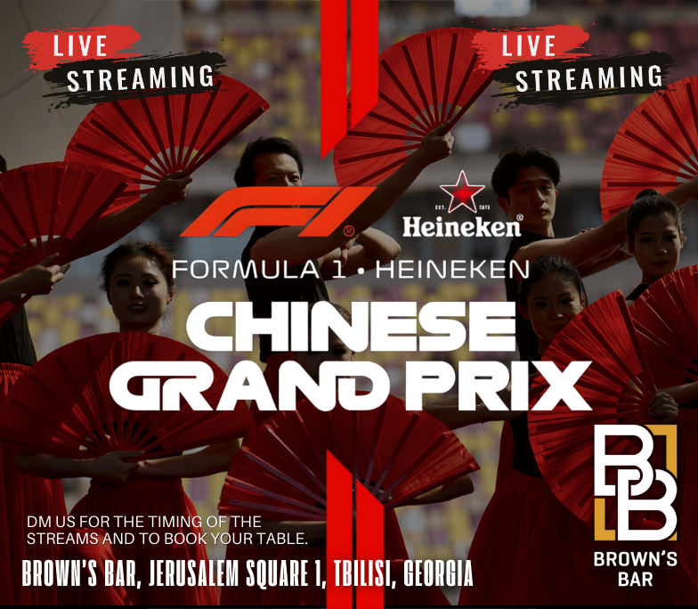 Watch Chinese Grand Prix 2026 Live F1 at Brown's Bar Tbilisi