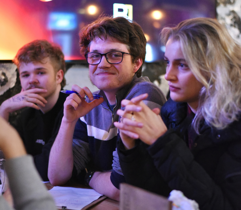 The Big Fat Pub Quiz hosted by Tim every Wednesday at Brown's Bar Tbilisi with teams, prizes and charity donations.